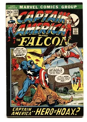 Buy Captain America #153 - 1972 - Marvel - VG+ - Comic Book • 26.09£