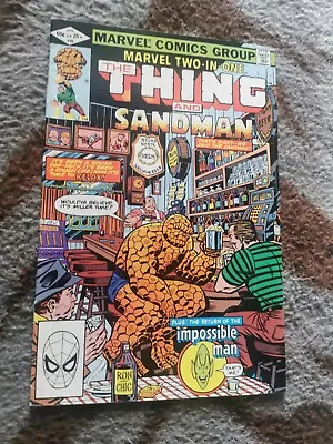 Buy Marvel Two In One # 86 Nm 1982 Scarce The Thing & Sandman ! Impossible Man ! • 5£