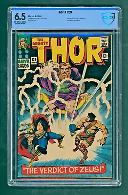 Buy Thor #129 - 1st App Of Ares, CBCS 6.5 Off White/White (Marvel, 1966) • 112.59£