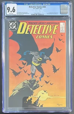 Buy Detective Comics #583 CGC 9.6 WHITE PAGES! 1ST SCARFACE! 🔥🔑 • 100.53£
