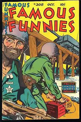 Buy Famous Funnies #208 1953 (FN/VF) SCARCE Mike Roy War Cover! L@@K! • 137.41£