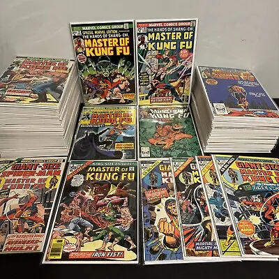 Buy Special Marvel Edition Master Of Kung Fu 15-125 COMPLETE Giant 1-4 Signed 15 100 • 632.49£