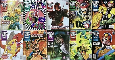 Buy 2000ad #844-853, 10 Comic Bundle, 1993 Slaine, Sam Slade Robo-hunter • 9.99£