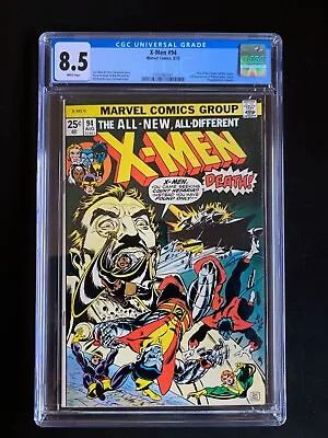 Buy X-MEN  #94 - CGC 8.5  WHITE PAGES  (Looks Better Like 9.2- 9.4)  New X-Men Begin • 1,769.41£