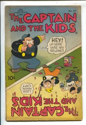 Buy Captain And The Kids #27 1951- United Features-upside Down Cover-R. Dirks Art-VG • 55.12£