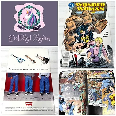 Buy DollMod Maven🦄 Wonder Woman Comic JAN 1995 #105 Vintage Lot • 7.99£