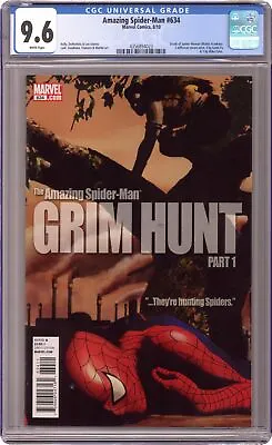 Buy Amazing Spider-Man #634B FYLES Variant CGC 9.6 2010 4356894023 • 37.06£