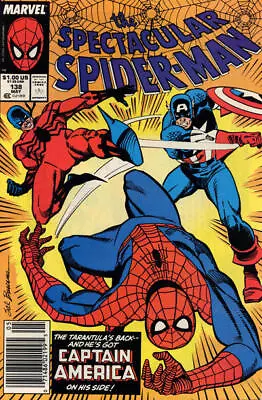 Buy Spectacular Spider-Man, The #138 (Newsstand) FN; Marvel | Captain America - We C • 5.43£