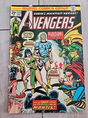 Buy Avengers #123 Marvel Comics 1974 Low Grade • 2.97£