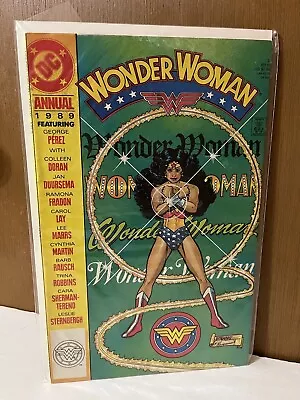 Buy Wonder Woman Annual 2 🔥1989 Copper Age🔥GEORGE PEREZ🔥DC Comics🔥VF+ • 4.82£