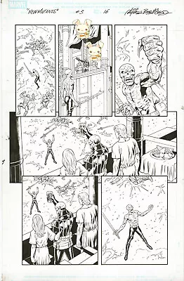 Buy New Mutants Forever #3 P16, Al Rio, Bob McLeod, Marvel Original Comic Art Page • 118.59£