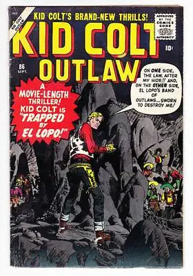 Buy KID COLT OUTLAW #86 - 1959 Atlas Western - Jack Kirby Black Rider, John Severin • 59.96£
