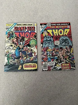 Buy Giant Sized Thor #1 And Annual #5 (1st App. Of Toothgnasher And Toothgrinder) • 8.11£