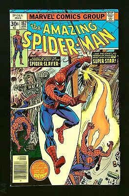 Buy Amazing Spider-Man (Vol 1) # 167 FN- (Fine Minus-)  RS003 Marvel Comics AMERICAN • 17.99£
