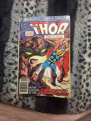 Buy The Mighty Thor King Sized Annual #10 - 1st Demogorge - Asgard Map (Marvel 1982) • 11.04£