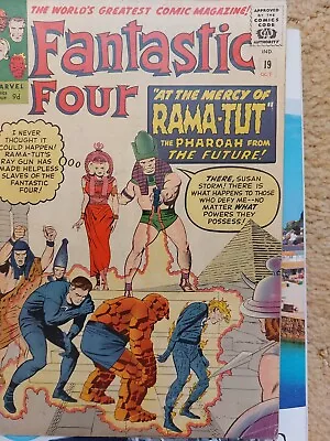 Buy Fantastic Four Comic Number 19 In Vg+condition First App Ram Tut Kang • 400£