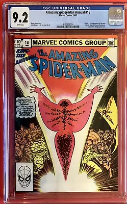 Buy Amazing Spider-Man Annual #16 1st Appearance Of Monica Rambeau CGC 9.2 Marvel • 129.95£
