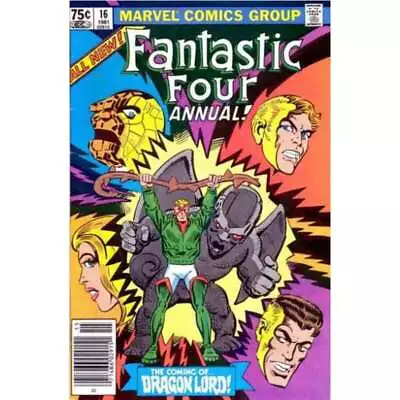 Buy Fantastic Four (1961 Series) Annual #16 Newsstand In VF Minus. Marvel Comics [h| • 4£