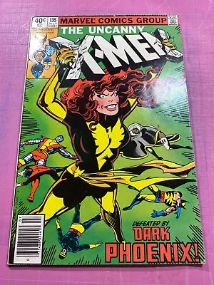 Buy X-Men # 135 (1980) FN/VF 7.0 Dark Phoenix Part 7, Spider-Man, Dr Strange, FF • 43.48£