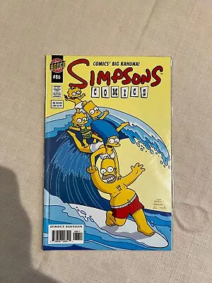 Buy SIMPSONS COMICS (1993) #86 NM Bongo Direct Edition • 5£