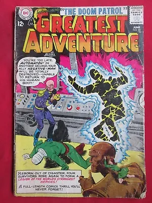 Buy My Greatest Adventure #80 DC Comics 1st Doom Patrol 1963 Key Poor Condition • 157.68£