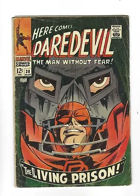 Buy DAREDEVIL #38 Dr. Doom, Fnatastic Four, 6.0 FN, 1968 Marvel • 23.70£
