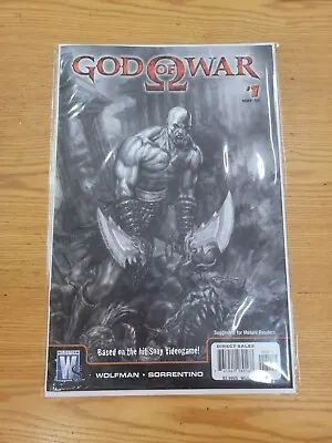 Buy God Of War Comic Book #1 Second Print Variant Wildstorm Comic Wolfman Sorrentino • 160.49£