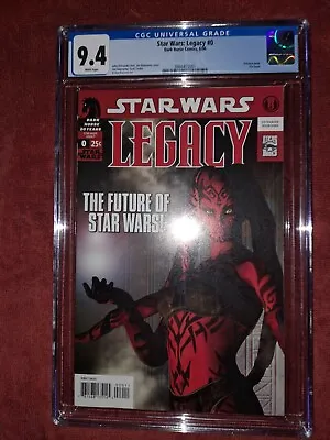 Buy Star Wars Legacy 0 1/2 CGC 9.4 • 47.32£