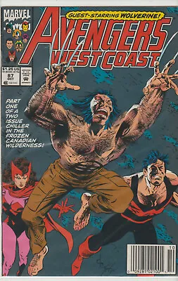 Buy Marvel Comics Avengers West Coast #87 1st Print Vf • 2.25£