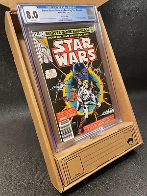 Buy Marvel Movie Showcase: Star Wars #1 Of 2, Newsstand (1982) CGC 8.0 • 119.13£