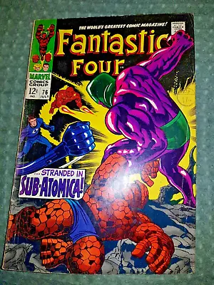 Buy Fantastic Four 76  (1968) Silver Surfer, Galactus App. Marvel Comics 5.0 VG/FN • 15.99£