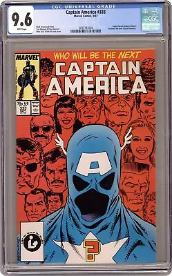 Buy Captain America #333D CGC 9.6 1987 3693783004 • 61.54£