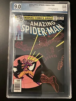 Buy Marvel Comics, Amazing Spiderman #188, 1979, PGX 9.0, Look! • 51.97£
