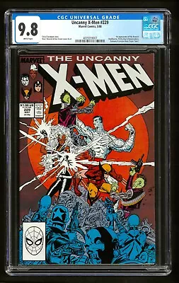 Buy Uncanny X-Men #229 CGC 9.8 WHITE 1988 Key 1st Reavers, Gateway, Tyger Tiger • 113.53£