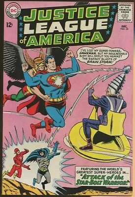 Buy Justice League Of America #32 (1964) Vf 8.0  1st Appearance Of Brain Storm • 60£