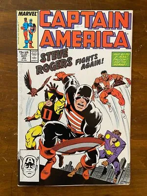 Buy CAPTAIN AMERICA #337 (Marvel, 1968) G+ D-Man, Falcon, Nomad • 2.41£
