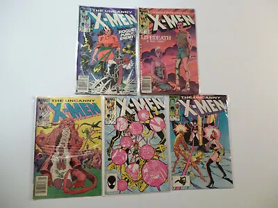 Buy Lot X 5 Marvel Comics The Uncanny X-Men #185,186,187,188,189 (1984/1985) • 19.99£