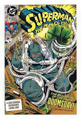 Buy Superman The Man Of Steel #18D VF 8.0 1992 1st Full App. Doomsday • 11.99£