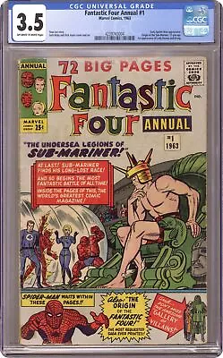 Buy Fantastic Four Annual #1 CGC 3.5 1963 4239743004 • 257.01£