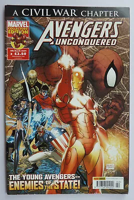 Buy Avengers Unconquered #2 - Marvel UK Panini 4 March 2009 F/VF 7.0 • 5.25£