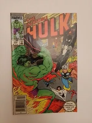 Buy The Incredible Hulk #300 Feat. Spider-Man Black Suit Great Condition • 10£
