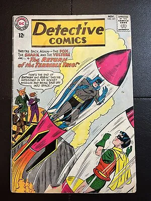Buy Detective Comics 321 The Terrible Trio (Batwoman, Martian Manhunter) Silver 1963 • 31.97£