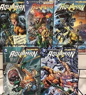 Buy DC Comics Near Complete Aquaman New 52 TPB 1-5 • 40.49£