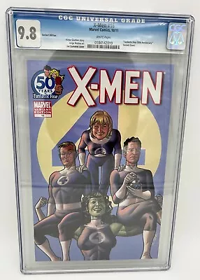 Buy X-Men 16 - Fantastic Four 50th Anniversary Variant Cover Quinones Marvel CGC 9.8 • 26.08£