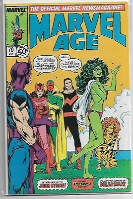Buy Marvel Age #70 She-Hulk Bikini Cover John Byrne VFN (1989) Marvel Comics • 7.50£