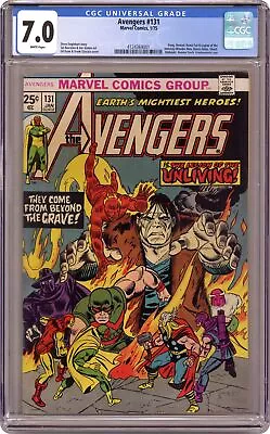Buy Avengers #131 CGC 7.0 1975 4124369001 • 74.36£