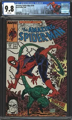 Buy Amazing Spider-man #318 CGC 9.8 NM/MT WP McFarlane Art! Custom Label Marvel 1989 • 156.91£