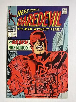 Buy Daredevil 41 VF 1968 Marvel Comics Death Of Mike Murdock • 25.72£