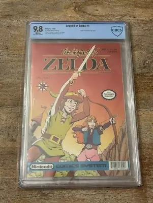 Buy The Legend Of Zelda 1 Cbcs 9.8 White-pages Nm/mint!!! • 999.40£