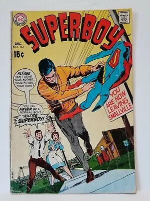 Buy Superboy #161 December 1969 DC Superman Silver Age Comics Comic Book Neal Adams • 15.80£